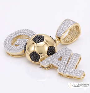 สร้อยคอเพชรโมอิสซาไนต์ VVS แบบสั่งทำพิเศษ สไตล์ฮิปฮอป แบบไมอามีคิวบันลิงค์ พร้อมจี้คิวบันบาแกตต์โมอิสซาไนต์ สำหรับแร็ปเปอร์ - Product Image 1