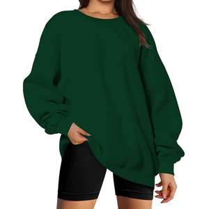 Nuevo Conjunto Deportivo Personalizado para Mujer, Sudadera Holgada y Pantalones Cortos Acampanados - Product Image 1