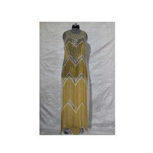 Luxury Embroidered <b>Net</b> <b>Fabric</b> For Women Indian Pakistani Ethnic Party Wear - Product Image 1