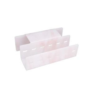 Organizador transparente para espacios de trabajo cosméticos con base estable y múltiples ranuras para un práctico soporte de exhibición de herramientas - Product Image 6