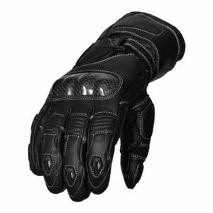 Guantes de Motocicleta de Cuero Reforzado de Alta Calidad Punchin Sports con Costuras Duraderas, Protectores de Nudillos Rígidos y Pantalla Táctil - Product Image 5