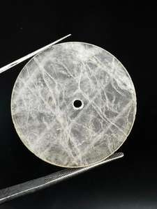 Cadran en quartz rose naturel, taille 31,50 mm, disque rond plat, épaisseur 1,50 mm, cadran de montre - Product Image 4