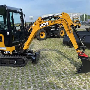 Mini-excavatrice compacte d'occasion de 3000 kg, jaune, avec rotation à 360 degrés et chenilles en caoutchouc pour les travaux de terrassement de précision - Product Image 1