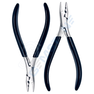 Alicate Profesional de 2 Orificios para Extensiones de Cabello, Herramienta de Punta Plana de 7 Pulgadas para Anillos Micro y Nano Beads, Instalación de Extensiones de Cabello - Product Image 5