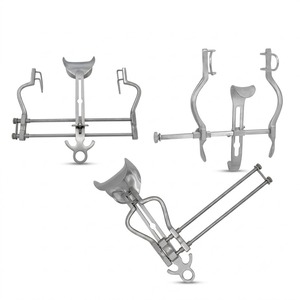 Ensemble de 3 rétracteurs Balfour 4" 7" 10" pour chirurgie abdominale, instruments vétérinaires en acier inoxydable allemand, haute température - Product Image 1