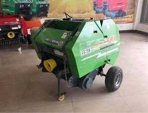 <b>Green</b> & Red Mini Round Pine Straw Baler Machine for Sale/Wheat Straw Baling Machine Affordable Price - Product Image 2