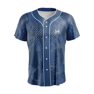 Wholesale Custom Women's <b>Button</b> Down <b>Half</b> Sleeve Baseball Softball Jersey Sustainable Fabric Sublimation Team <b>Shirt</b> - Product Image 2