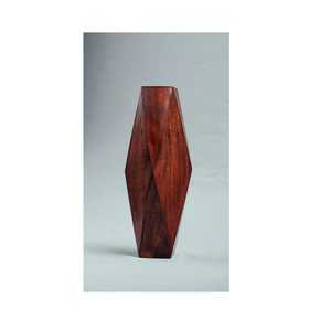 Jarrón de Madera de Nogal Hecho a Mano, Diseño Minimalista, Maceta Decorativa Moderna de Madera Sólida para Decoración de Mesa en Hogar u Oficina - Product Image 1