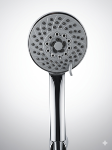 Contemporary Stainless Steel Handheld Showerhead with Easy Installation for Bathroom - Product Image 3