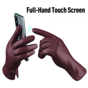 Guantes de Cuero Profesionales de Primera Calidad, Personalizados, Resistentes al Calor, para Fiestas al Aire Libre, Fáciles de Cuidar, Estilo Sencillo para Invierno - Product Image 2