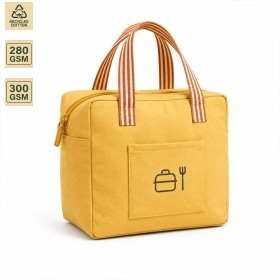 Sac à déjeuner isotherme en non-tissé de qualité supérieure avec fermeture éclair et poche avant, idéal pour le bureau, le travail, l'école et les voyages - Product Image 3