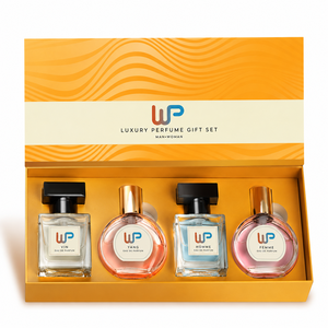 Private Label Luxury Glass <b>Spray</b> Perfume Gift <b>Set</b> for Men & Women | 4-Piece Eau De Parfum Collection | Custom Branding Available - Product Image 1