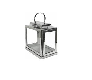 Lanterne en métal et verre finition argent brillant, best-seller, au meilleur prix pour Noël et les mariages, personnalisable - Product Image 5