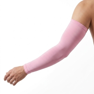 Manguitos Rosas con Protección Anti-UV de Secado Rápido, Personalizables, Unisex para Adultos, 100% Poliéster, para Deporte, Fitness y Uso en Exteriores - Product Image 2