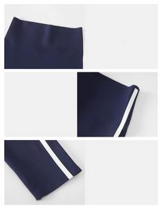 Leggings de sport taille haute personnalisés pour femmes, avec bande latérale, pantalons de yoga extensibles, collants de fitness, vente en gros d'articles de sport - Product Image 4