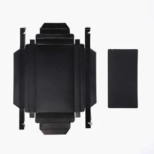 Cajas de embalaje plegables ecológicas de papel negro personalizadas OEM para fundas de teléfonos móviles - Product Image 6