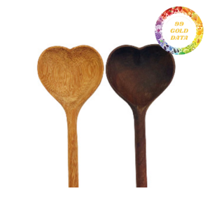 Cuchara de Madera Hecha a Mano, Ecológica, de Madera Natural, Utensilio de Cocina para Cocinar y Servir - Product Image 1