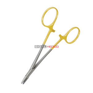 Wood Needle <b>Holder</b> 18 cm Tungsten Carbide Dental Surgical Instrument Delicate Suture Needle Grasping Precision TC Insert Locking - Product Image 3