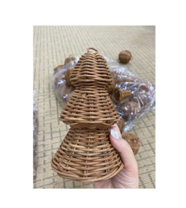 Cesta de almacenamiento de ratán tejida a mano con asa y cierres para interior, hogar, Hotel, regalos artesanales decorativos - Product Image 4