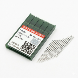 Aiguilles pour machine à coudre Groz-Beckert, quilting, patchwork, FFG SES 717702 134 10 Nm 120 19 bobines, acier, fabriqué en Allemagne - Product Image 3