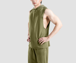 Wholesale Compression <b>Shapewear</b> <b>Bodysuit</b> Men's Tank Top Tummy Control Slimming Body Shaper 100% Cotton Anti-Pilling - Product Image 2