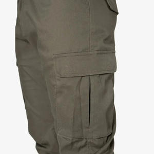 Pantalones Cargo de Algodón para Hombre, Cintura Media, Diseño Multibolsillos, Oferta, Pantalones Cargo para Senderismo al Aire Libre, Venta al Por Mayor - Product Image 4