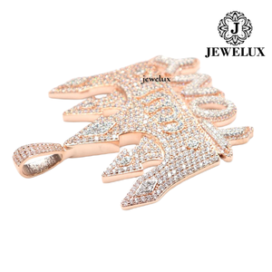 Meilleur Prix Forte Demande Bijoux Hip Hop de Luxe Plaqué Or Argent 925 Sertis de Pierres Pièce Détachée de Prestige Provenant d'un Fournisseur Indien - Product Image 2