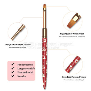 Juego de Pinceles Premium para Decoración de Uñas, con Vástago Rizado, Cerdas Finas de Nylon, para Pintura Detallada y Patrones Florales - Product Image 5