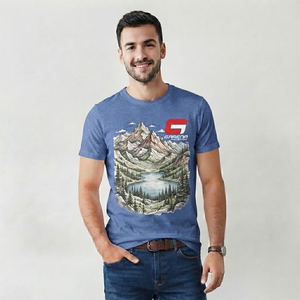 T-shirt Classique Imprimé pour Homme – Meilleure Vente, Doux, Respirant, Décontracté, avec Personnalisation de Marque – Direct Usine - Product Image 1