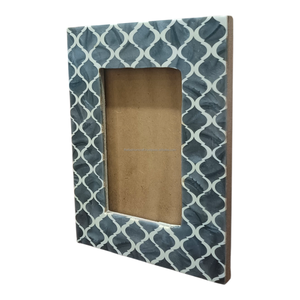 Álbumes de Fotos de Madera Hechos a Mano de Diseño Clásico, Accesorios de Resina Hechos a Mano en Blanco y Gris, para Bodas, Cumpleaños, con Logotipo Personalizado - Product Image 2