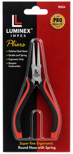 LUMINEX IMPEX LUB=113 <b>Long</b> <b>Nose</b> Stainless Steel Lightweight Jewelry Making Polishing Pliers Smooth Work - Product Image 6