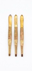 Pince à cils Mahnas en acier inoxydable plaqué or, pointe de précision lisse, écologique, kit d'extensions de cils 10 mm, couleur vibrante - Product Image 4