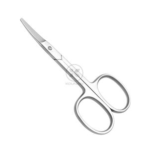 Tijeras profesionales para uñas de bebé 420 J2 9cm, seguridad de acero inoxidable de alta calidad, diseño curvo Romo para manicura y pedicura - Product Image 5