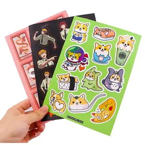 สติกเกอร์ไดคัทแบบกำหนดเองขนาด A4  แผ่นสติกเกอร์ไวนิลกันน้ำแบบด้าน  ลายโฮโลแกรม สำหรับตกแต่งกีตาร์ แล็ปท็อป ตู้เย็น กระเป๋าเดินทาง - Product Image 4