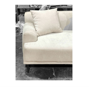 Two Seater Foam Fabric Couch Minimalist Vietnam Home Use PE & Wood Frame outside <b>Sofa</b> 220x85cm <b>Living</b> <b>Room</b> <b>Sofas</b> - Product Image 1