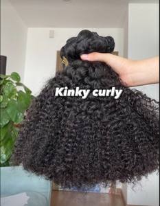 HAIR BUNDLE LUXE Kinky Curly Human Hair 2x6 4x4 5x5 6x6 7x7 <b>Wig</b> From N.A.H Hair Company in Vietnam - Product Image 3