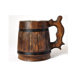 Mug à café/thé en bois le plus vendu avec un design contemporain, isolation chaud/froid, 100% bois naturel, vaisselle de qualité supérieure - Product Image 1