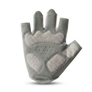 Gants de musculation unisexes en cuir à demi-doigts, respirants, antidérapants, compatibles écran tactile, avec sangle de poignet, pour la gym et le fitness - Product Image 2