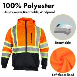 Vêtements de travail unisexes en polyester ripstop haute visibilité - Pantalons, chemises, vestes, shorts, salopettes, combinaisons, jeans, robes, jupes - Product Image 5