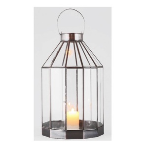 Portavelas de terrario negro antiguo, linterna de cristal de Metal de tamaño personalizado para decoración del hogar, adorno de Navidad moderno, excelente calidad - Product Image 1