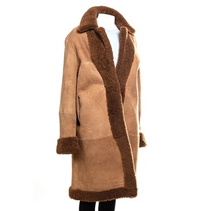 Vestes en cuir pour femmes de haute qualité, style boutonné, couleur marron, avec votre propre logo - Product Image 5