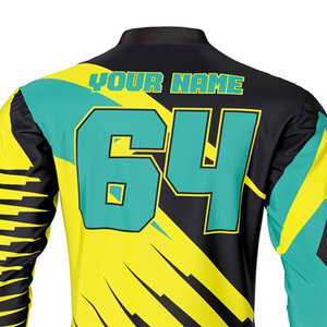 Jersey de motocross diseñado para caminos accidentados con costuras resistentes y un ajuste atlético suave. - Product Image 5