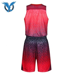 Uniforme de baloncesto con cuello en V, uniforme de baloncesto con logotipo personalizado impreso por sublimación - Product Image 2