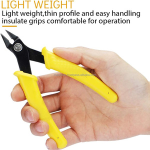 3PCS Micro Flush Cutter Electronics <b>Soft</b> <b>Wire</b> Cutting Pliers Professional Copper Aluminum Cable Cutter Tool - Product Image 2