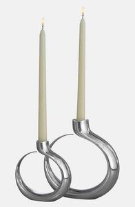 Support de bougie décoratif en métal poli, support de bougie doré brillant, support de bougie durable, support de bougie à base robuste - Product Image 3