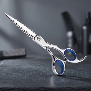 Tijeras de Entresacar para Barbería, Acero Inoxidable, Punta Afilada, Instrumento de Belleza Profesional de Alta Calidad para Unisex - Product Image 4