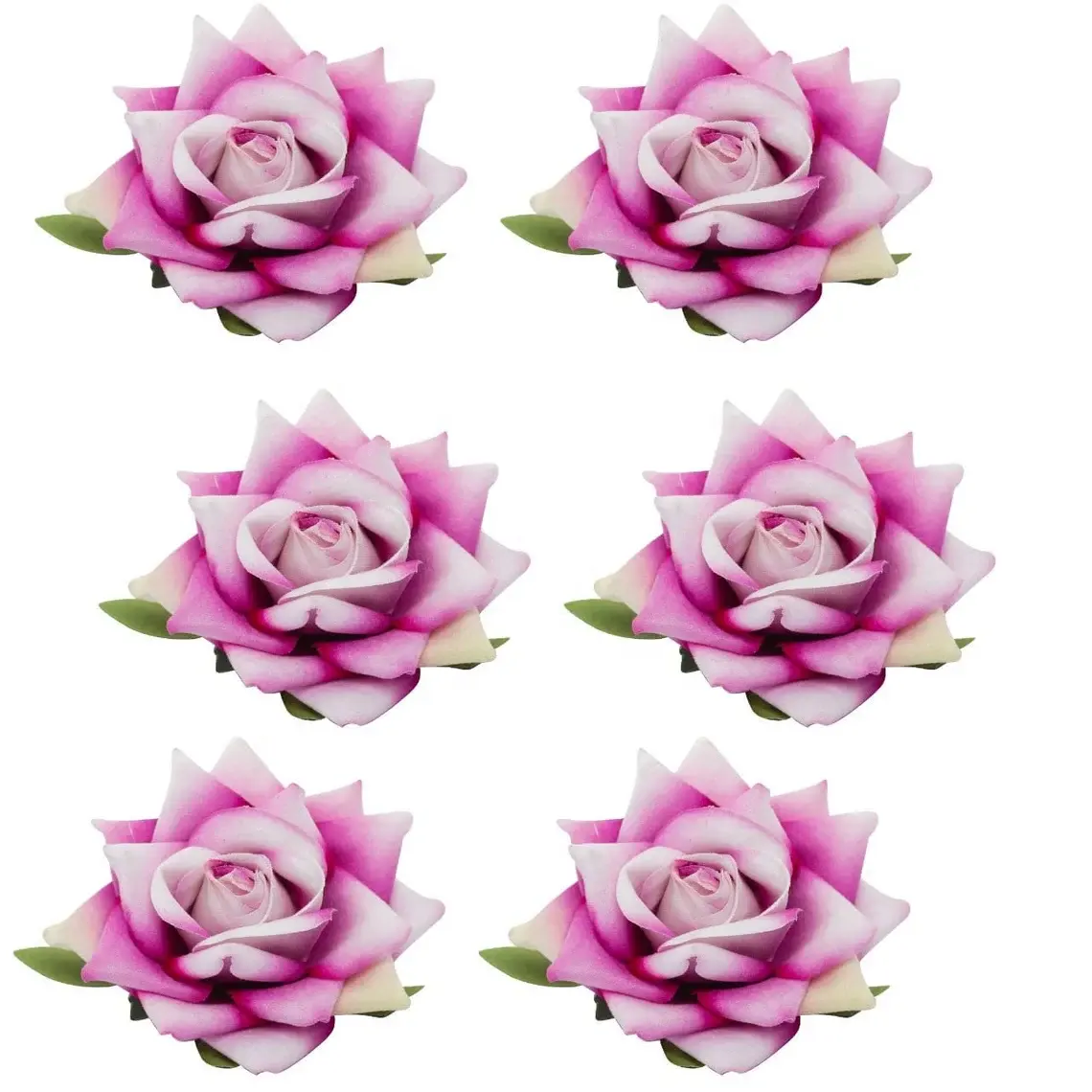 Artificial Velvet Fabric Lavender Color Rose Flower For Festival Decor Hair Accessaries Artificial Flower