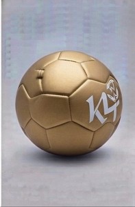 Balón de Fútbol Dorado con Logotipo K4, Material PU, Equipo de Entrenamiento de Artes Marciales - Product Image 2