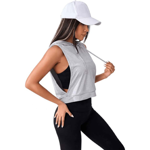 Lightweight Women's Short <b>Crop</b> Tank <b>Top</b> Eco-Friendly Breathable Spandex/Cotton Custom Logo OEM Service - Product Image 1