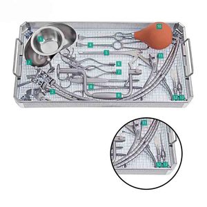 โรงงานอุปกรณ์ผ่าตัดแอสทริน ขายส่งชุดผ่าตัดกระดูกศีรษะ 11 ชิ้น ชุดเครื่องมือผ่าตัดระบบประสาทแบบแมนนวล ทำจากสแตนเลส ทนทาน มาตรฐาน MOL - Product Image 4